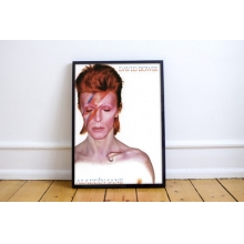 David Bowie Aladdin Sane - Poster com Moldura