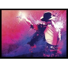 Michael Jackson - Poster com Moldura