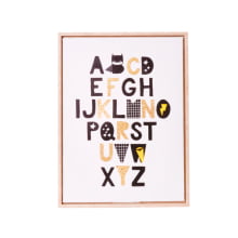 Abecedário Decorativo Super Heroi - Quadro Decorativo de Parede