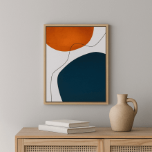 Abstrato III - Quadro Decorativo Moderno 50x40 cm