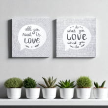 All You Need Is Love - Tela Decorativa