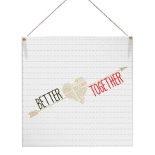 Better Together - Quadrinho Minimalista 20x20 cm