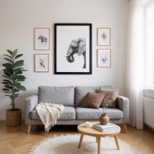 Elephant - Quadro Decorativo Moderno 60x45 cm