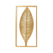 Folha Gold - Adorno de Parede em Metal