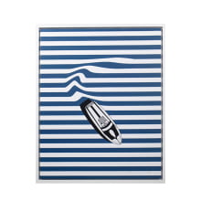 Lancha ao Mar - Quadro Decorativo Moderno