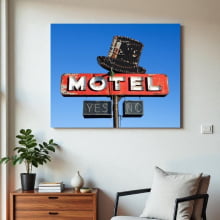 Placa de Motel - Yes / No - Quadro Retrô