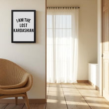 Lost Kardashian - Quadro Divertido