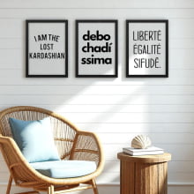 Lost Kardashian - Quadro Divertido