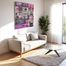 Pink Doors - Quadros Decorativo 80x60 cm