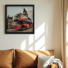 Big Ben - Quadro Retrô com Vidro