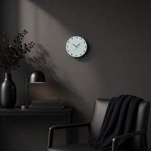 Dots Grey - Relógio Minimalista em Concreto