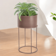 Conceitual - Cachepot com Suporte em Metal