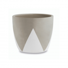 Coroa - Kit com 3 Vasos Em Cimento (P+M+G)