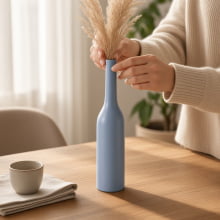 Disteso Blu - Vaso Em Cerâmica Conceitual Tamanho P Disteso Blu - Vaso Em Cerâmica Conceitual Tamanho P