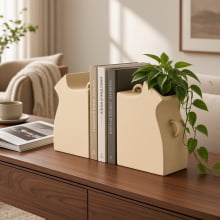 Greco - Kit de Aparador de Livros / Vasos Em Cerâmica 