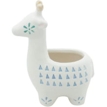 Lhama - Mini Cachepot em Cerâmica