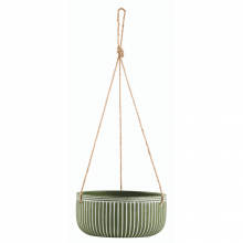 Linee - Kit com 2 Vasos pendentes Em Cimento (P+G)