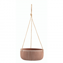 Linee - Kit com 2 Vasos pendentes Em Cimento (P+G)