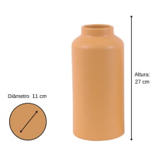Ocre Grande - Vaso Minimalista em Cerâmica 27 cm