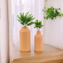 Ocre Grande - Vaso Minimalista em Cerâmica 27 cm