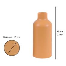 Ocre  - Vaso Minimalista em Cerâmica 23 cm