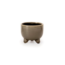 Panelinha - Cachepot em Ceramica Cinza