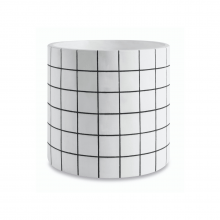 Quadriculado - Kit com 3 Vasos Em Cimento (P+M+G)