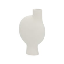 Sculpture Silhouette - Vaso Branco em Cerâmica 