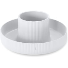 Vaso Decorativo de Cerâmica Fountain Umbra – 2 em 1: Vaso e Organizador