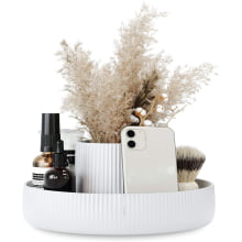 Vaso Decorativo de Cerâmica Fountain Umbra – 2 em 1: Vaso e Organizador