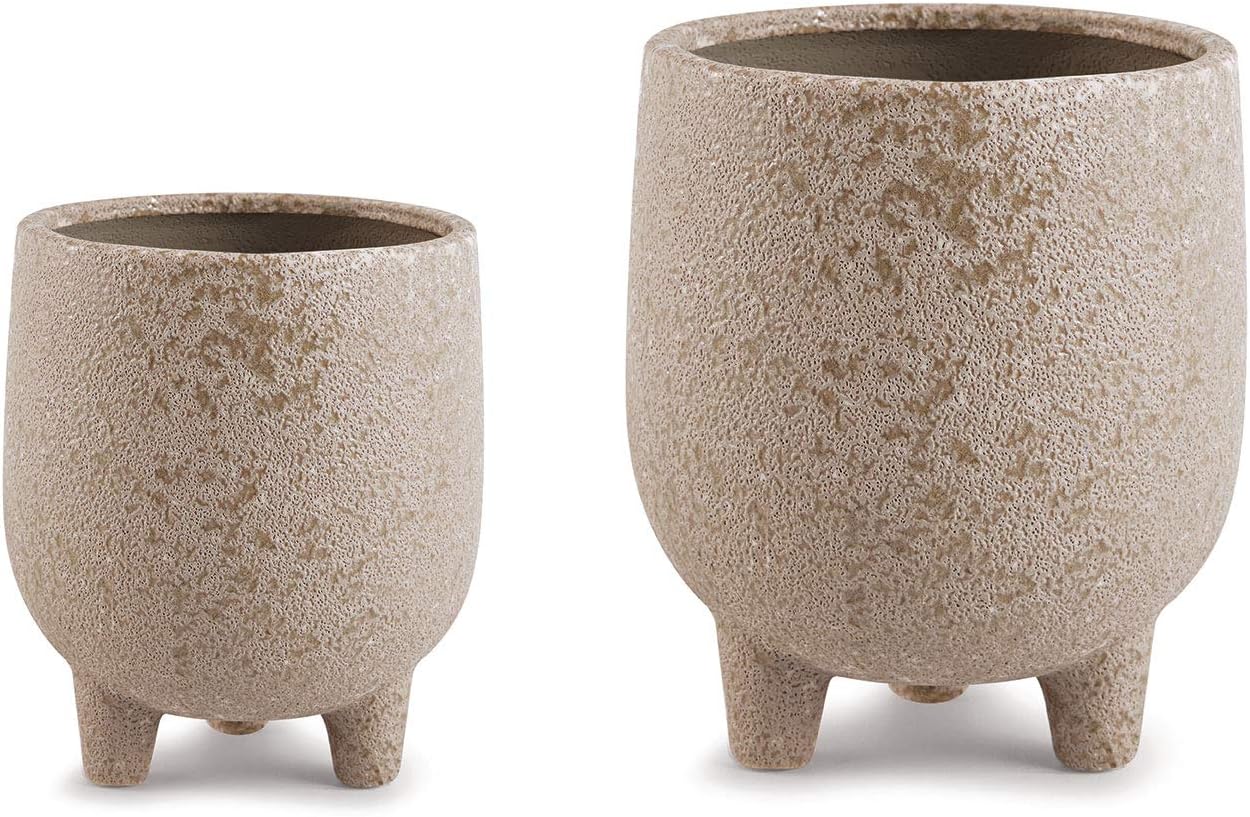 Porosos - Kit 2 Cachepots em Ceramica M e G