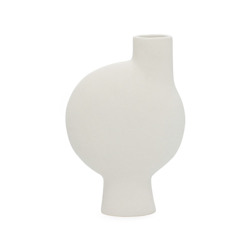 Sculpture Silhouette - Vaso Branco em Cerâmica 