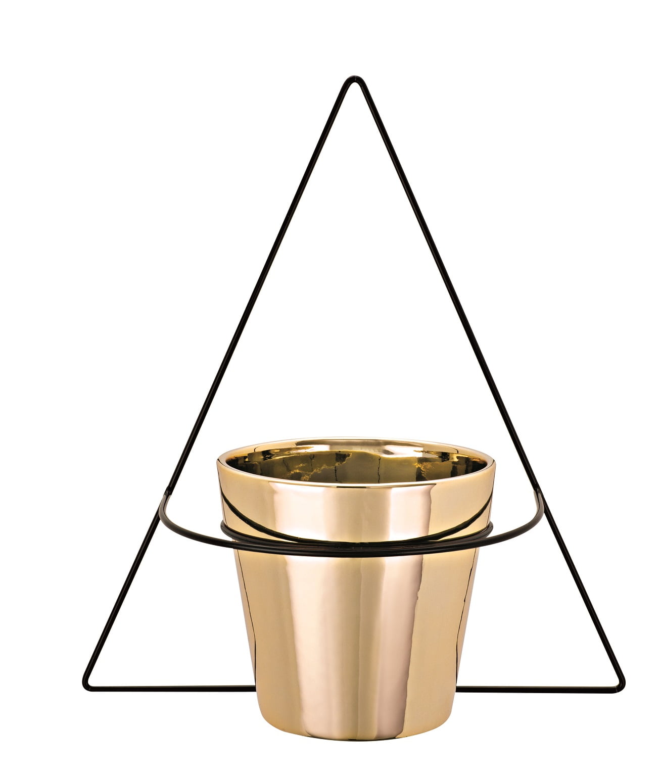 Triângulo - Vaso com Suporte de Parede