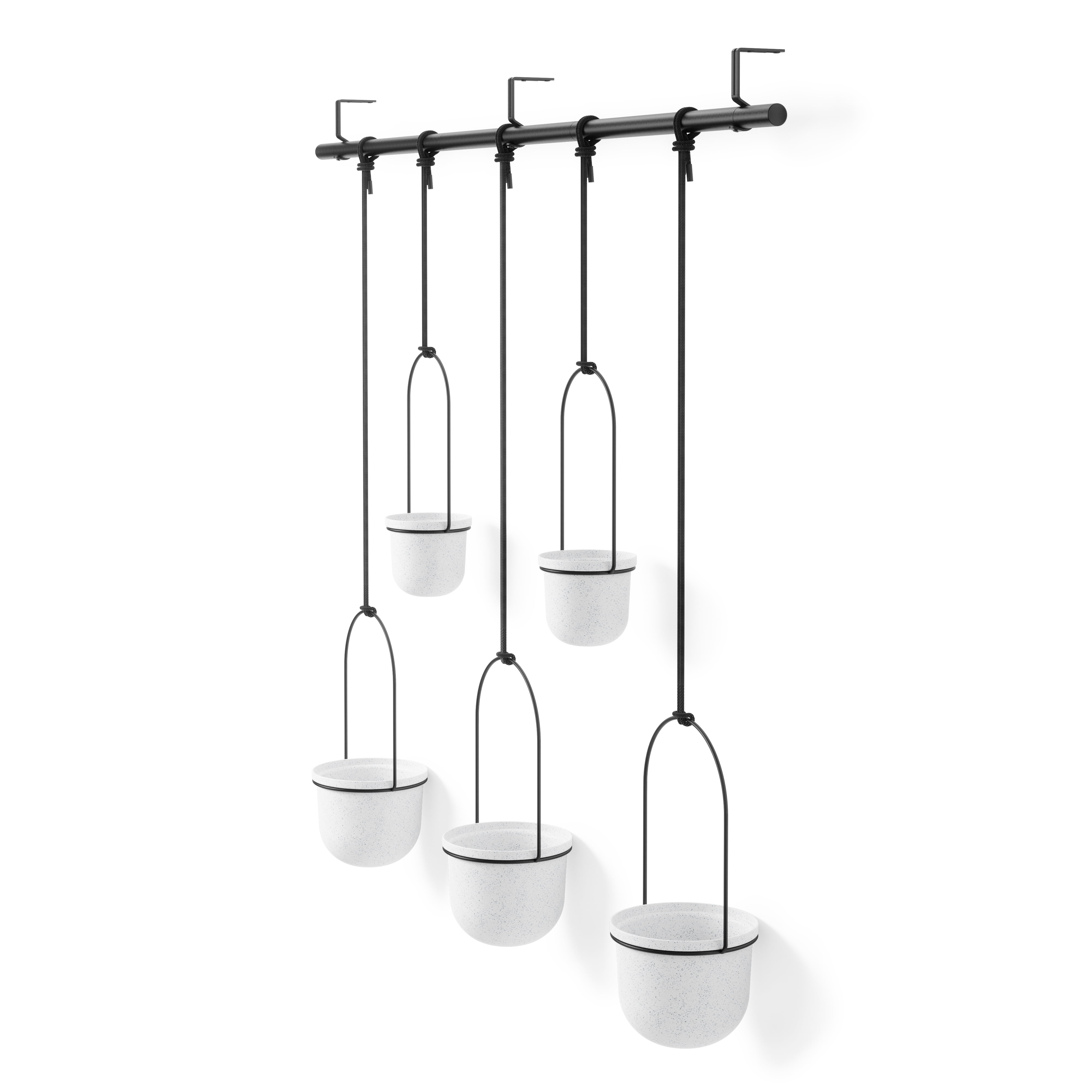 Triflora - Kit com 5 Vasos de Parede